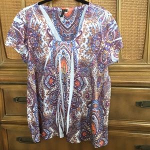 Sarah Lawrence Boho style top